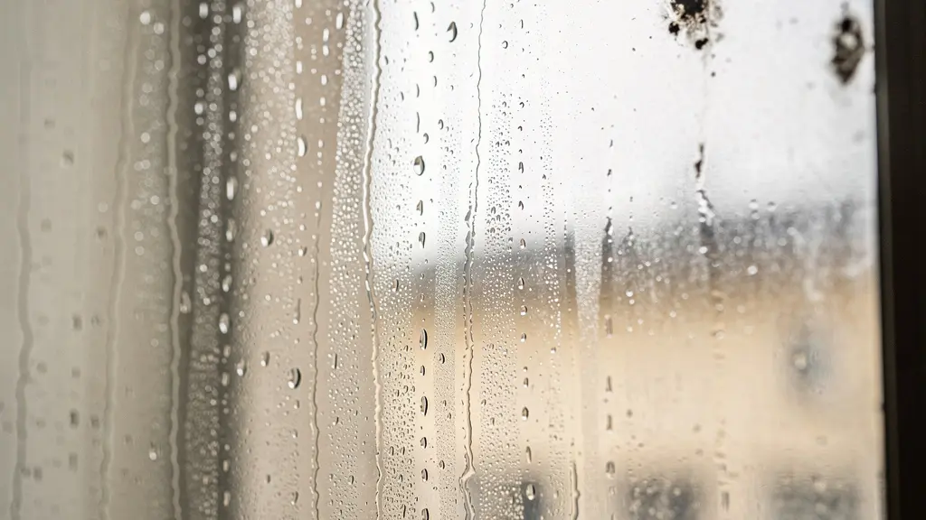 Condensation sur vitre et traces de moisissures dans un logement mal ventilé